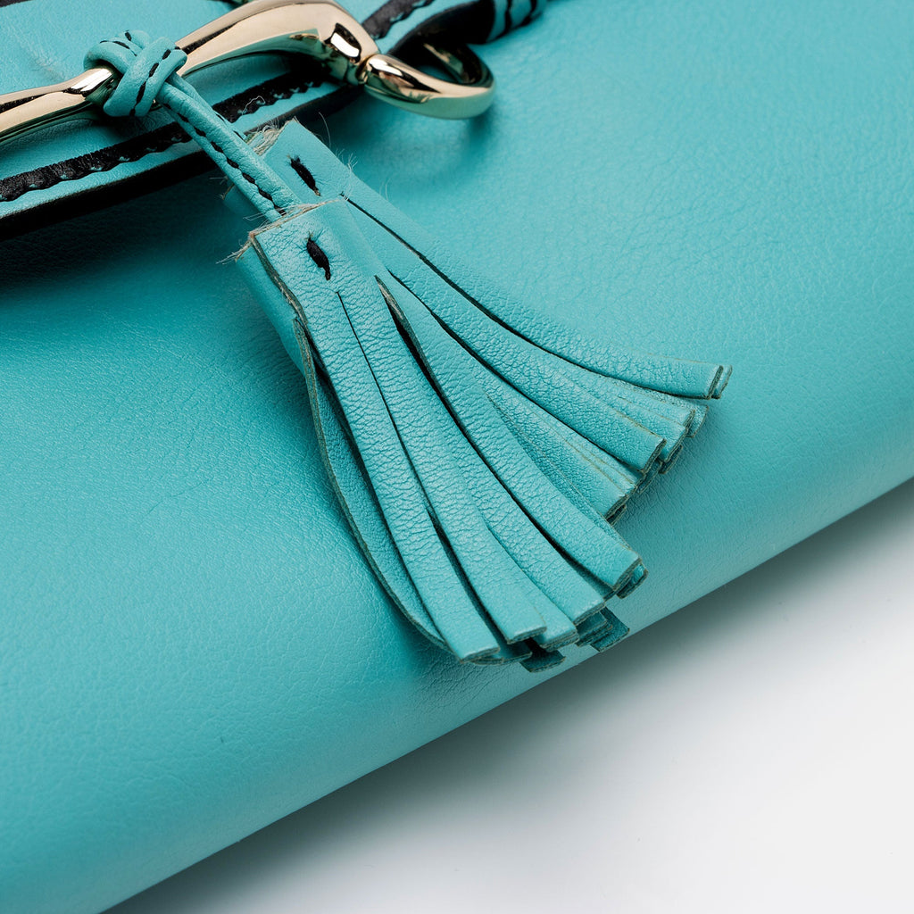 Gucci Leather Emily Small Chain Shoulder Bag (SHF-C1Ky8i)