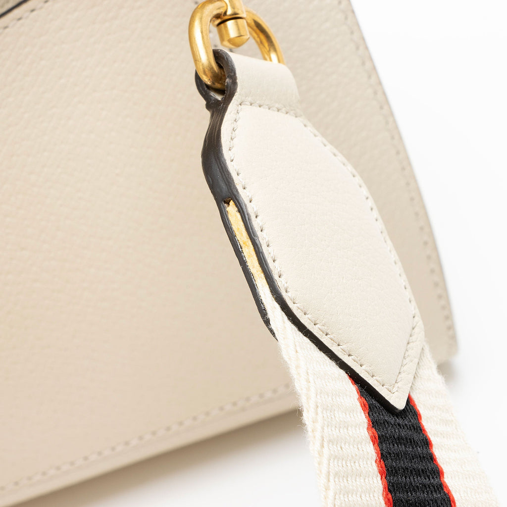 Gucci Leather Enamel Butterfly Linea Totem Top Handle
