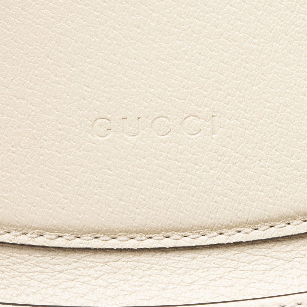 Gucci Leather Enamel Butterfly Linea Totem Top Handle
