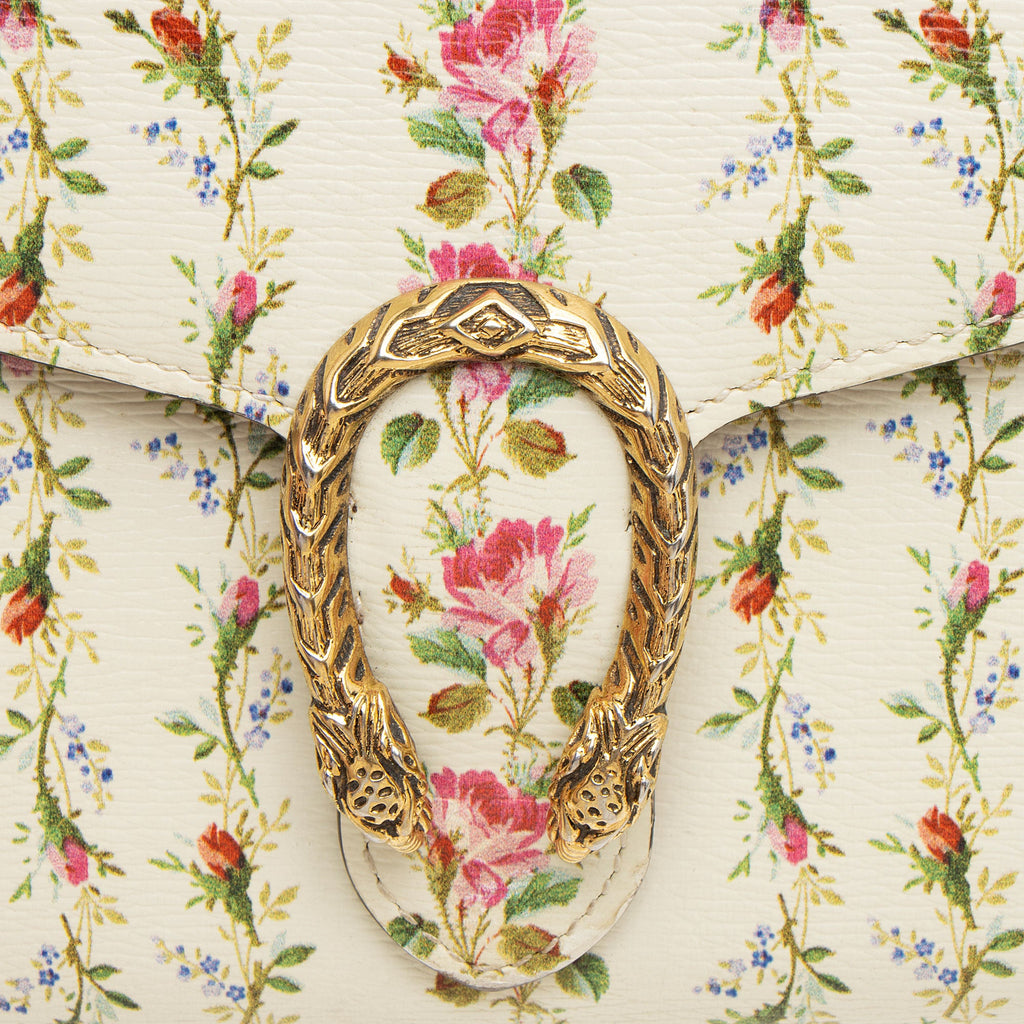 Gucci Leather Floral Dionysus Chain Wallet