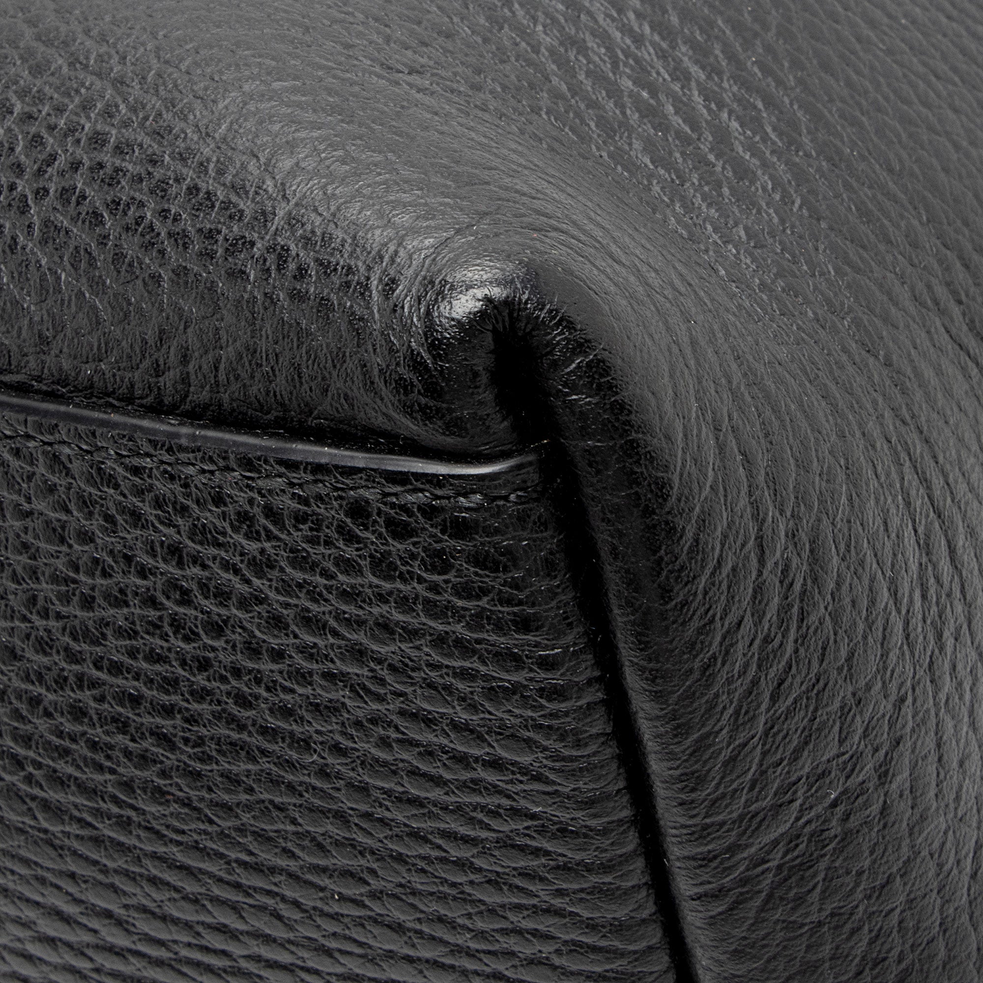 Gucci Leather GG Charm Dome Large Satchel (SHF-ijUjSb)