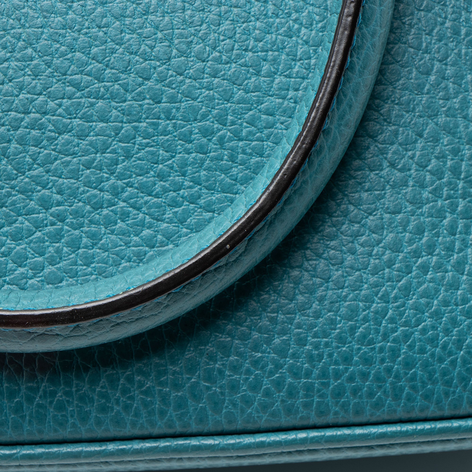 Gucci Leather GG Charm Dome Small Satchel