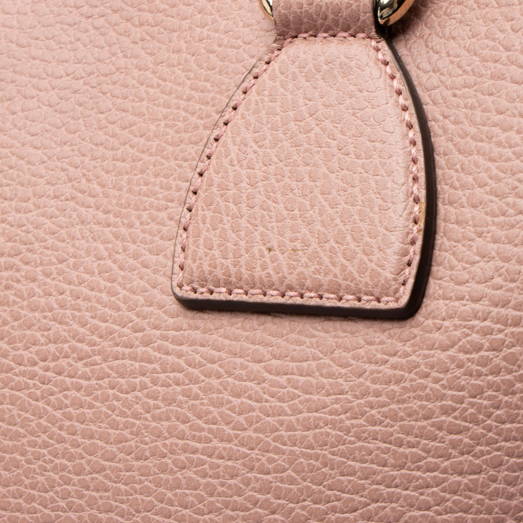 Gucci Leather GG Charm Satchel (SHF-W1Wrlv)
