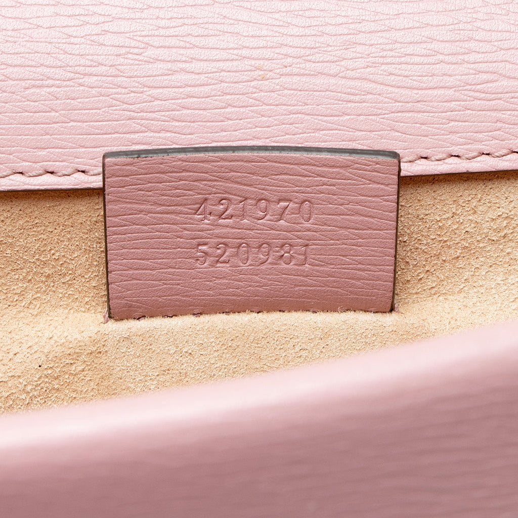 Gucci Limited Edition Leather Crystal Valentines Dionysus Small Shoulder Bag
