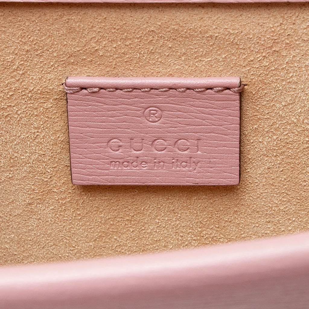 Gucci Limited Edition Leather Crystal Valentines Dionysus Small Shoulder Bag