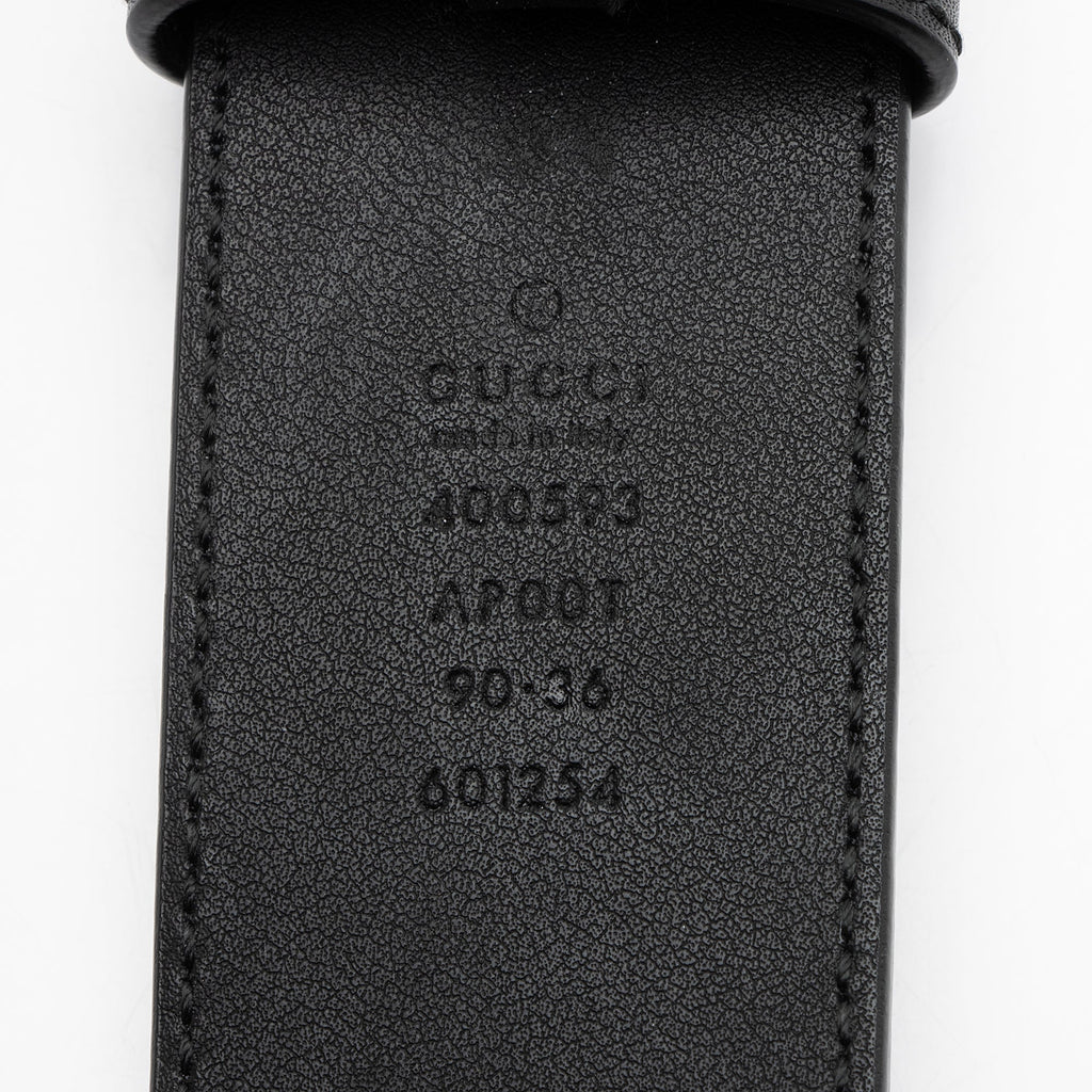 Gucci Leather GG Marmont Belt - Size 36 / 90