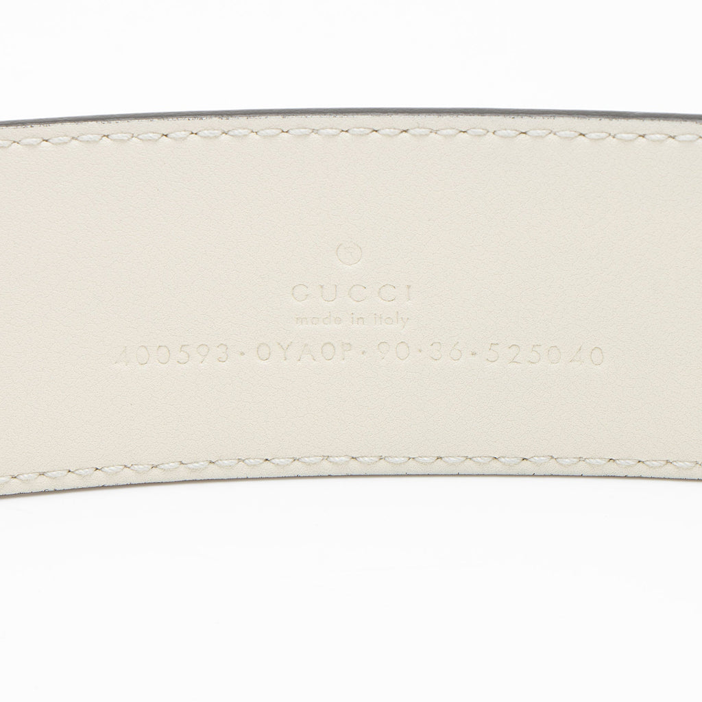 Gucci Leather GG Marmont Belt - Size 36 / 90