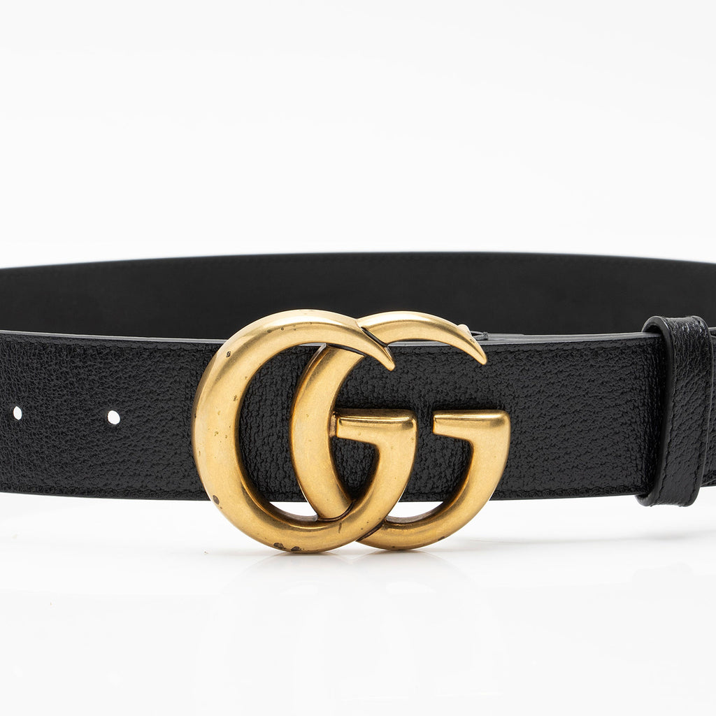 Gucci Leather GG Marmont Belt - Size 36 / 90