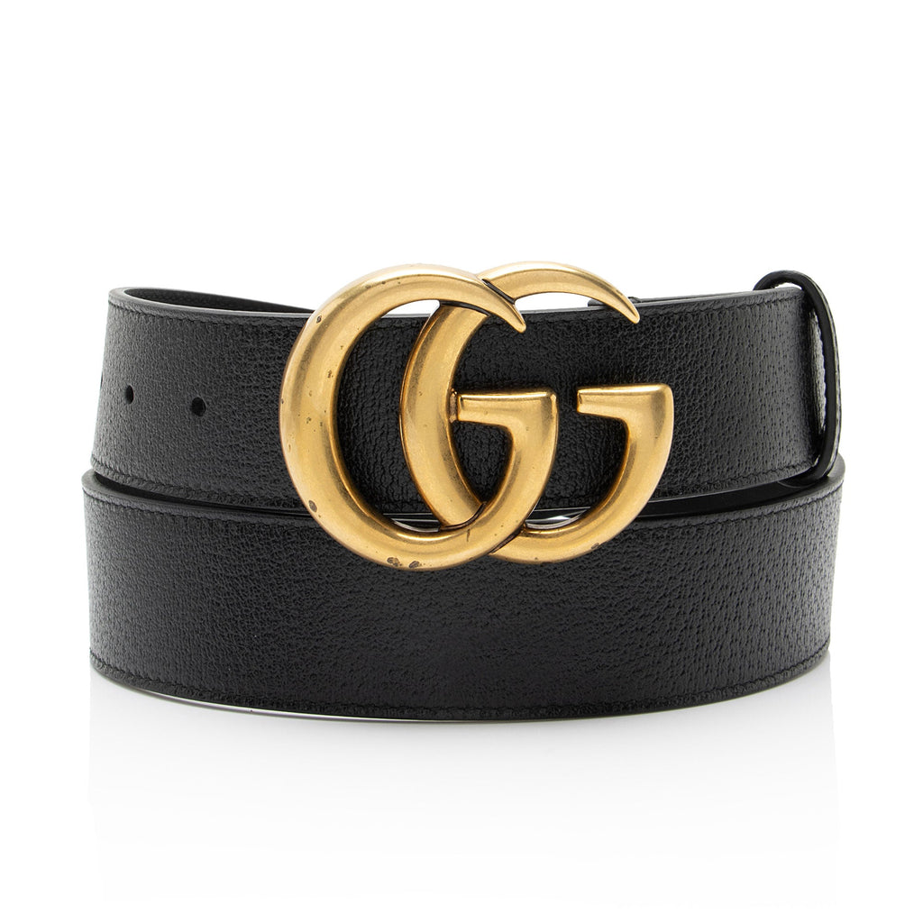 Gucci Leather GG Marmont Belt - Size 36 / 90