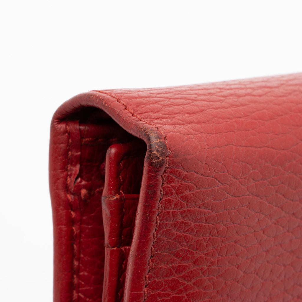Gucci Leather GG Marmont Card Case
