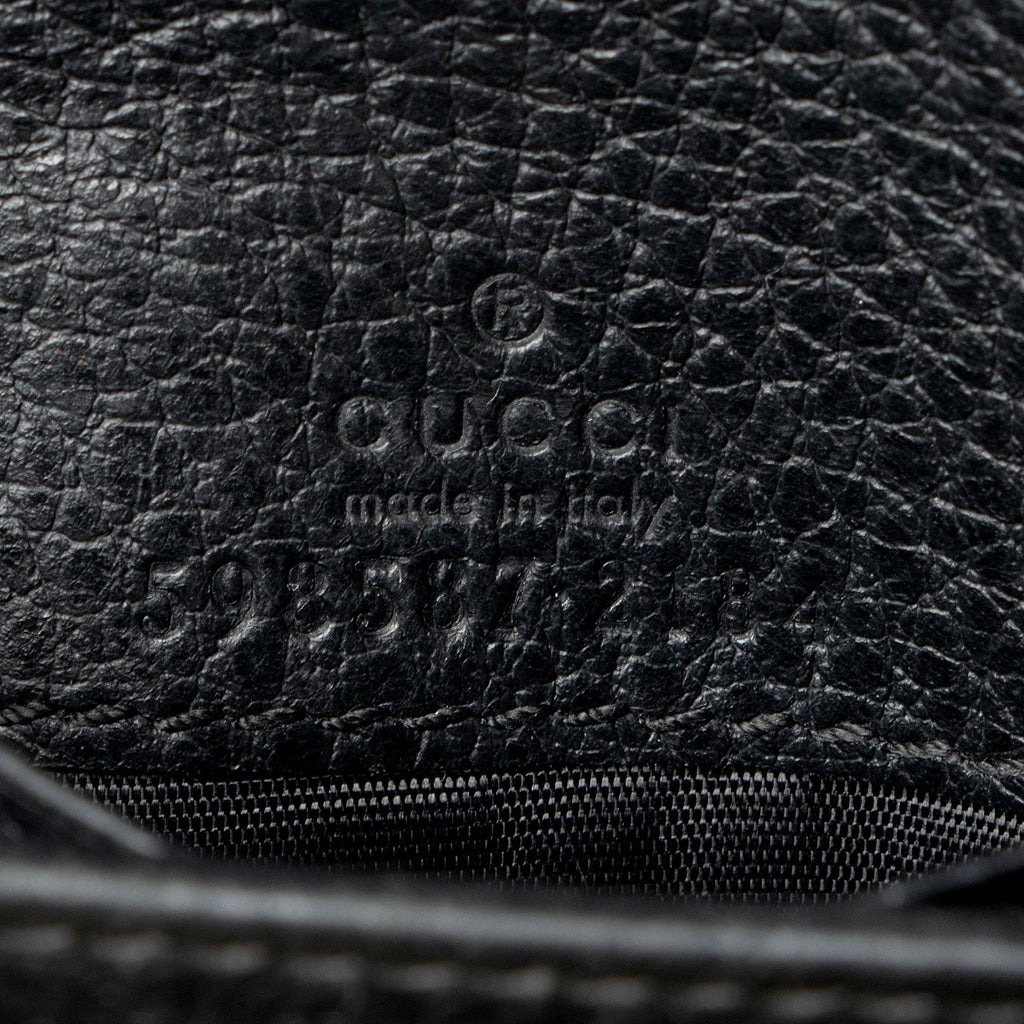 Gucci Leather GG Marmont Compact Wallet
