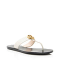 Gucci Leather GG Marmont Thong Sandals - Size 9.5 / 39.5