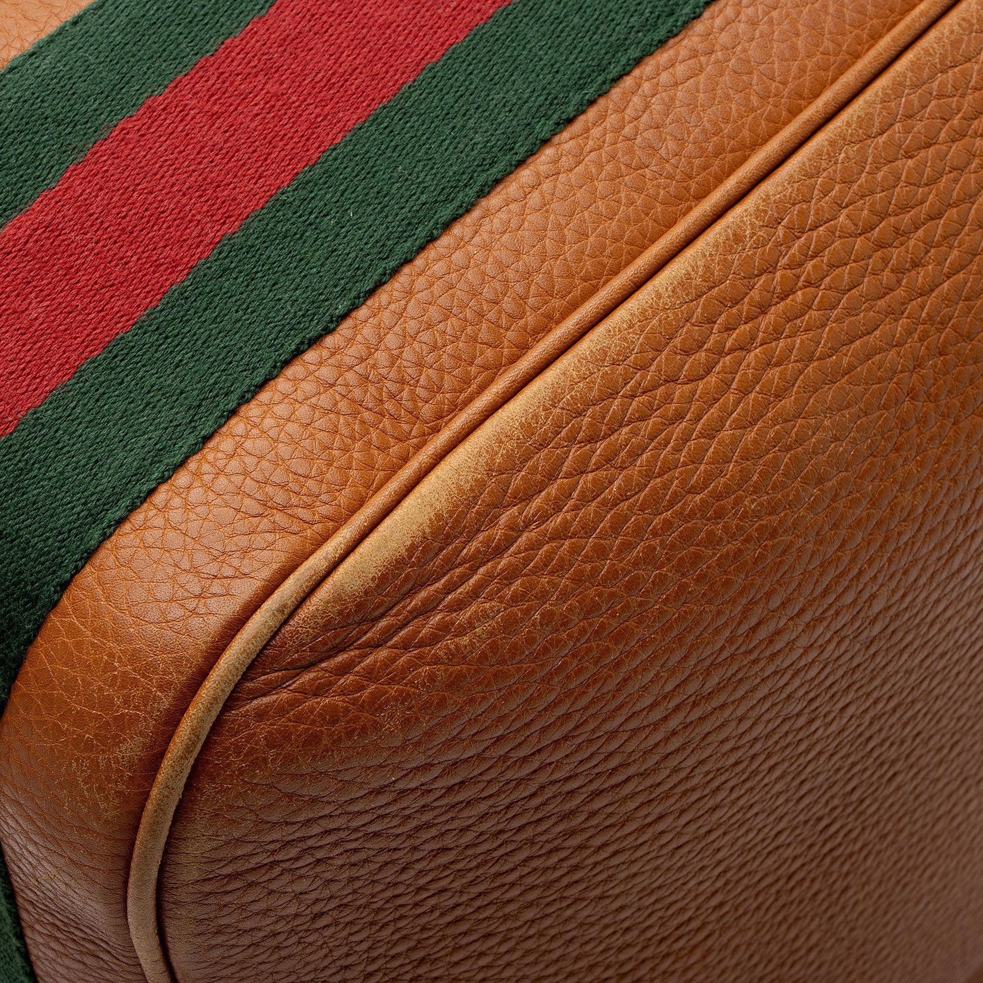 Gucci Leather Web Heritage Messenger Bag (SHF-8X47Lj)