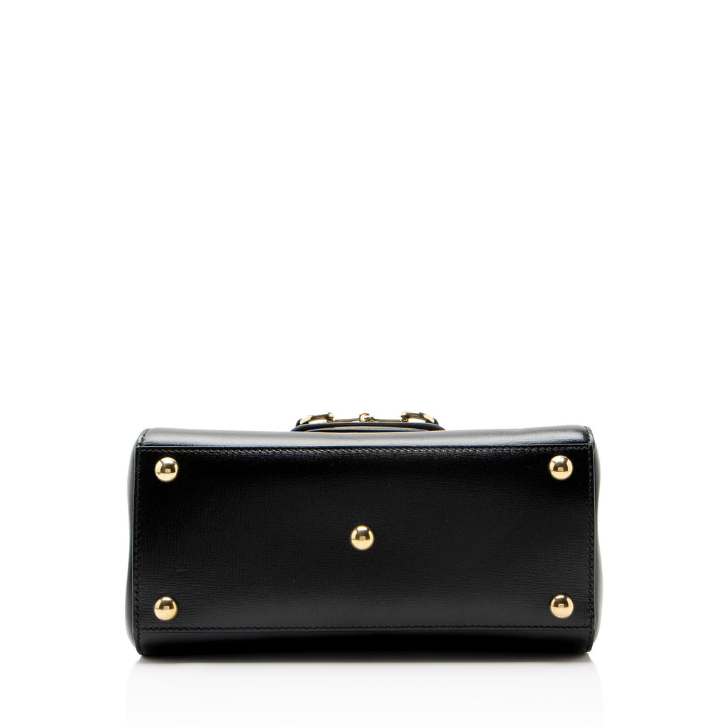Gucci Leather Horsebit 1955 Mini Chain Top Handle