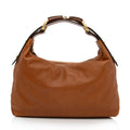 Gucci Leather Horsebit Medium Hobo (SHF-WR9LR9)