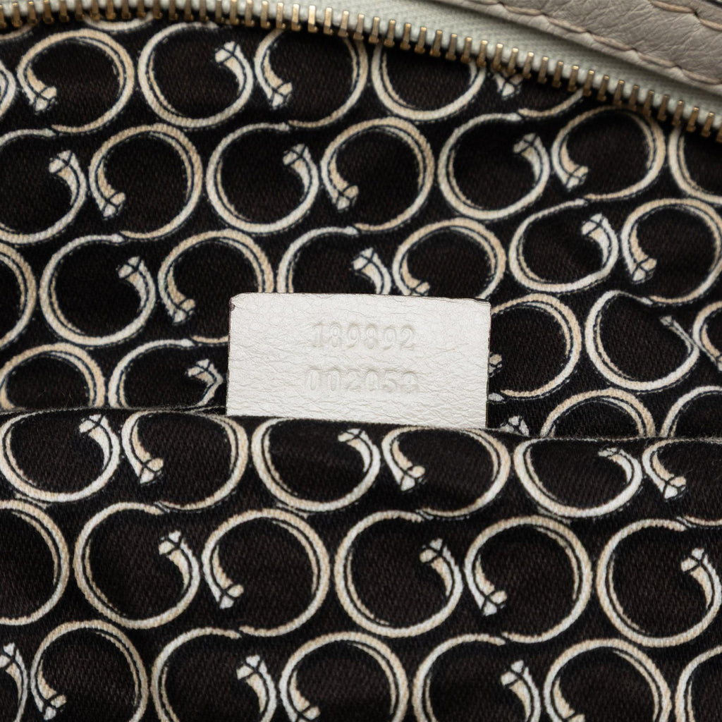 Gucci Leather Horsebit Nail Boston Bag