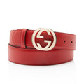Gucci Leather Interlocking G Belt - Size 36 / 90