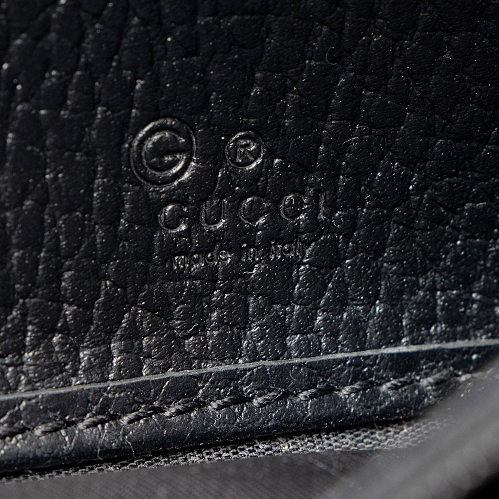 Gucci Leather Interlocking G Continental Wallet