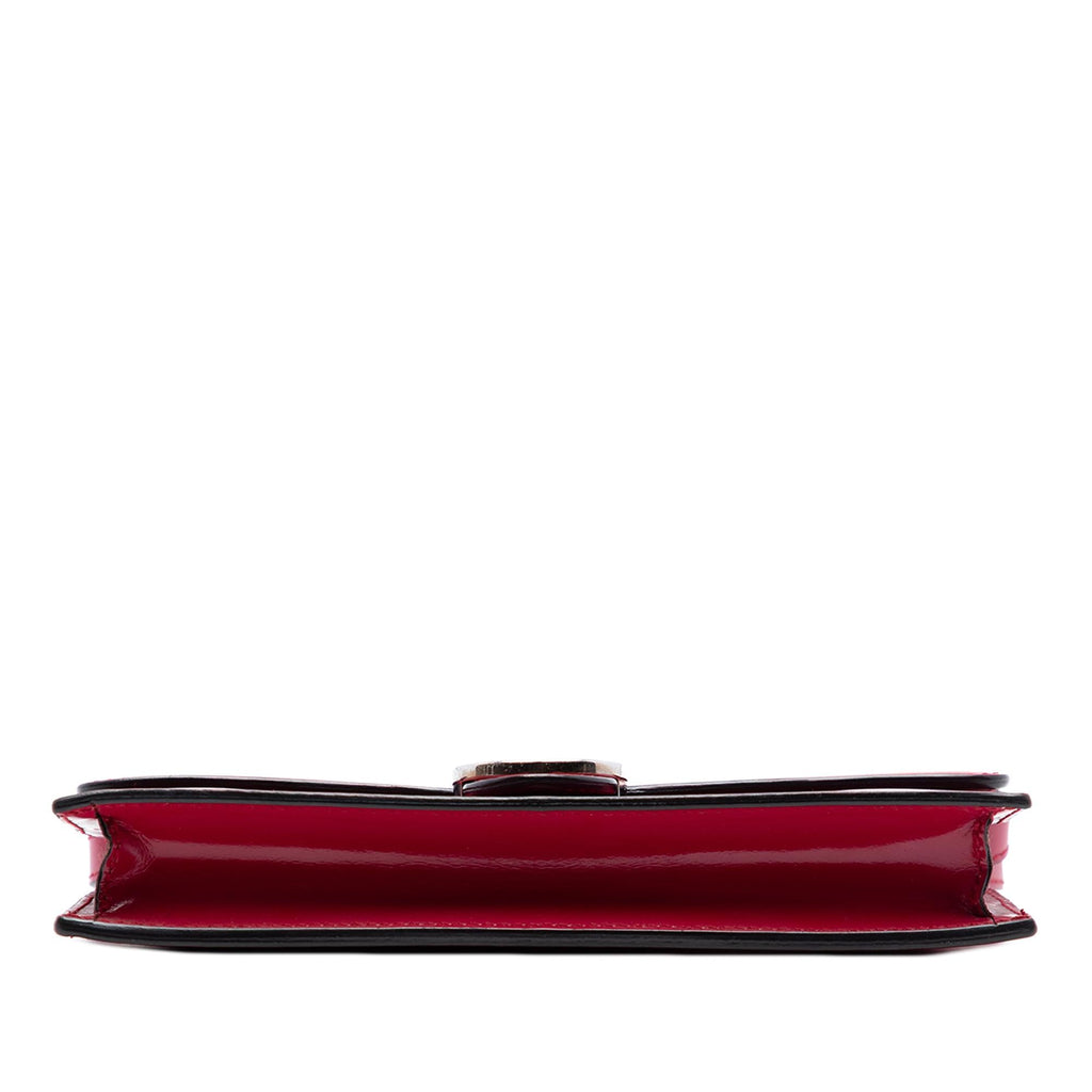 Gucci Leather Interlocking G Dollar Wallet On Chain