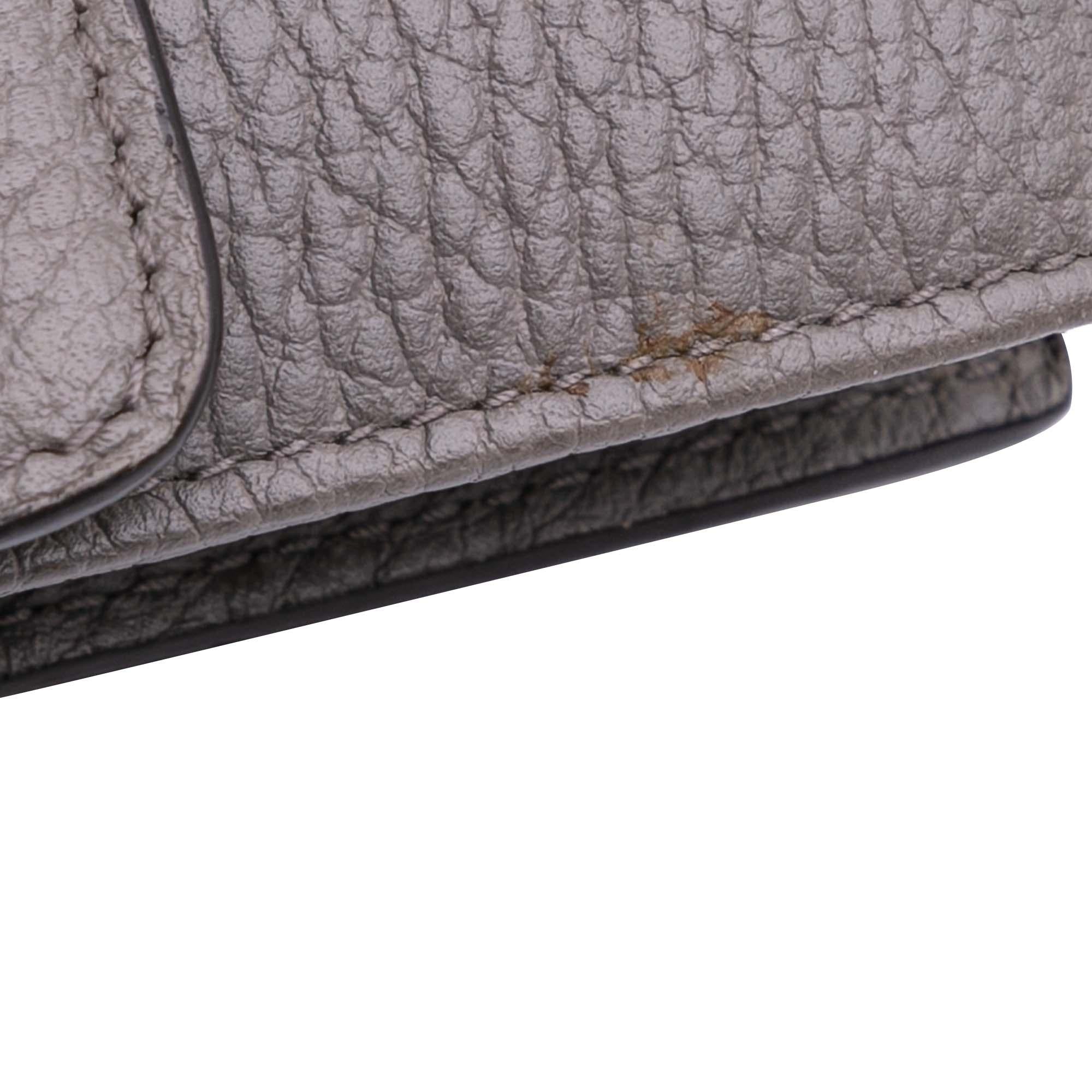 Gucci Leather Interlocking G Dollar Wallet on Chain