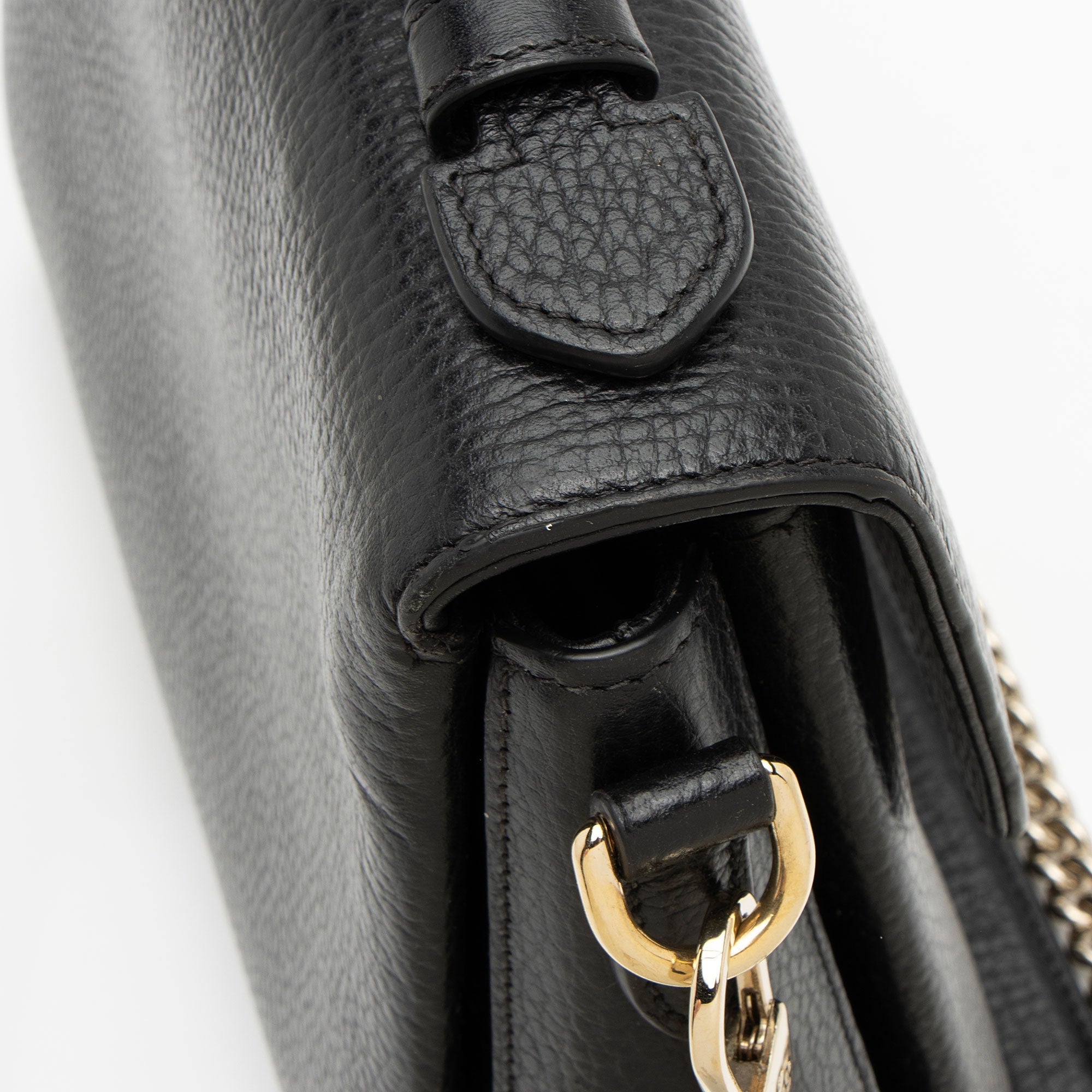 Gucci Leather Interlocking G Small Top Handle (SHF-WY9c47)