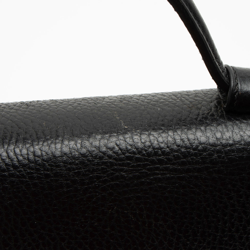 Gucci Leather Interlocking G Small Top Handle (SHF-WY9c47)