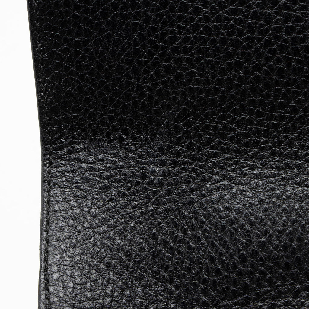 Gucci Leather Interlocking G Small Top Handle