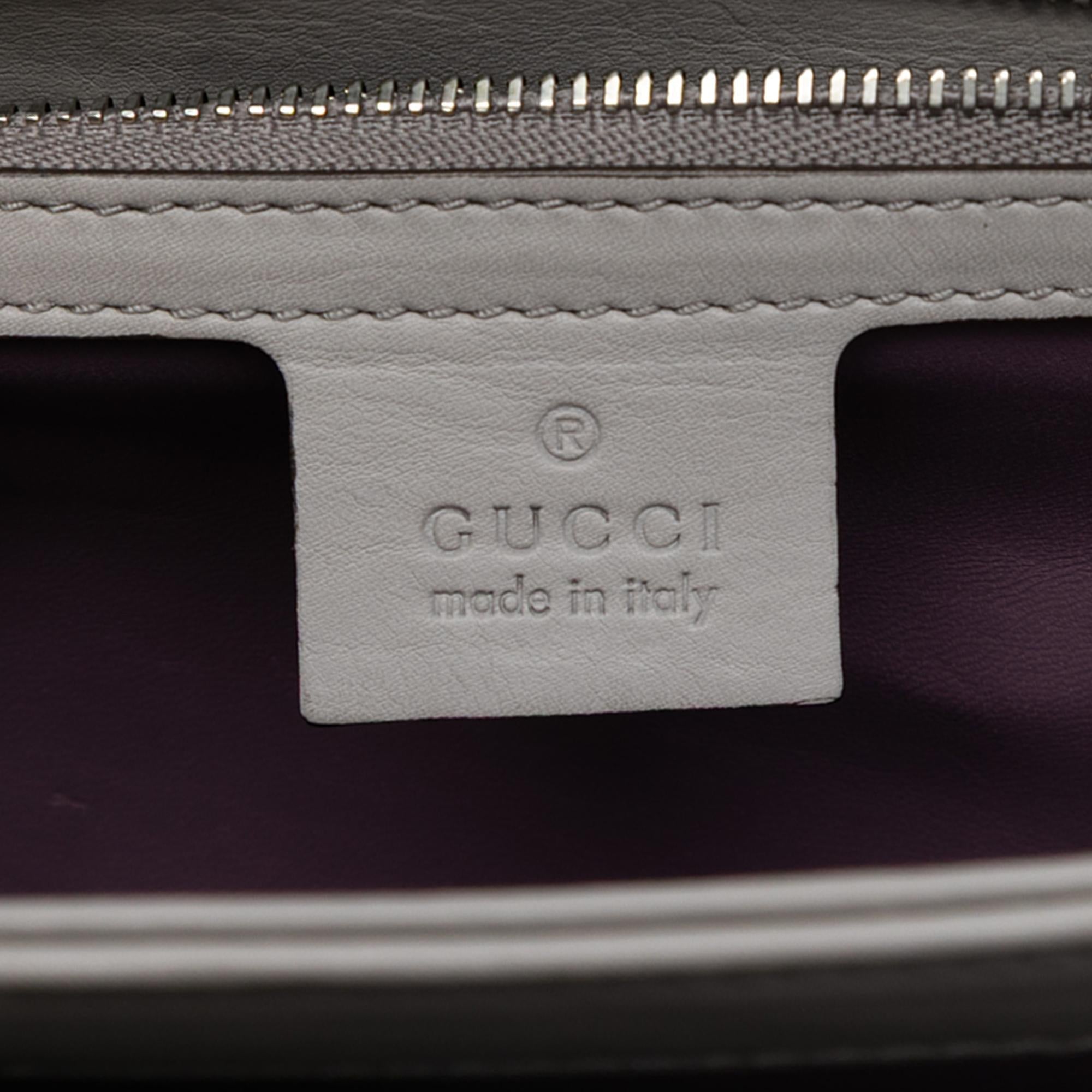 Gucci Leather Lady Bamboo Shoulder Bag