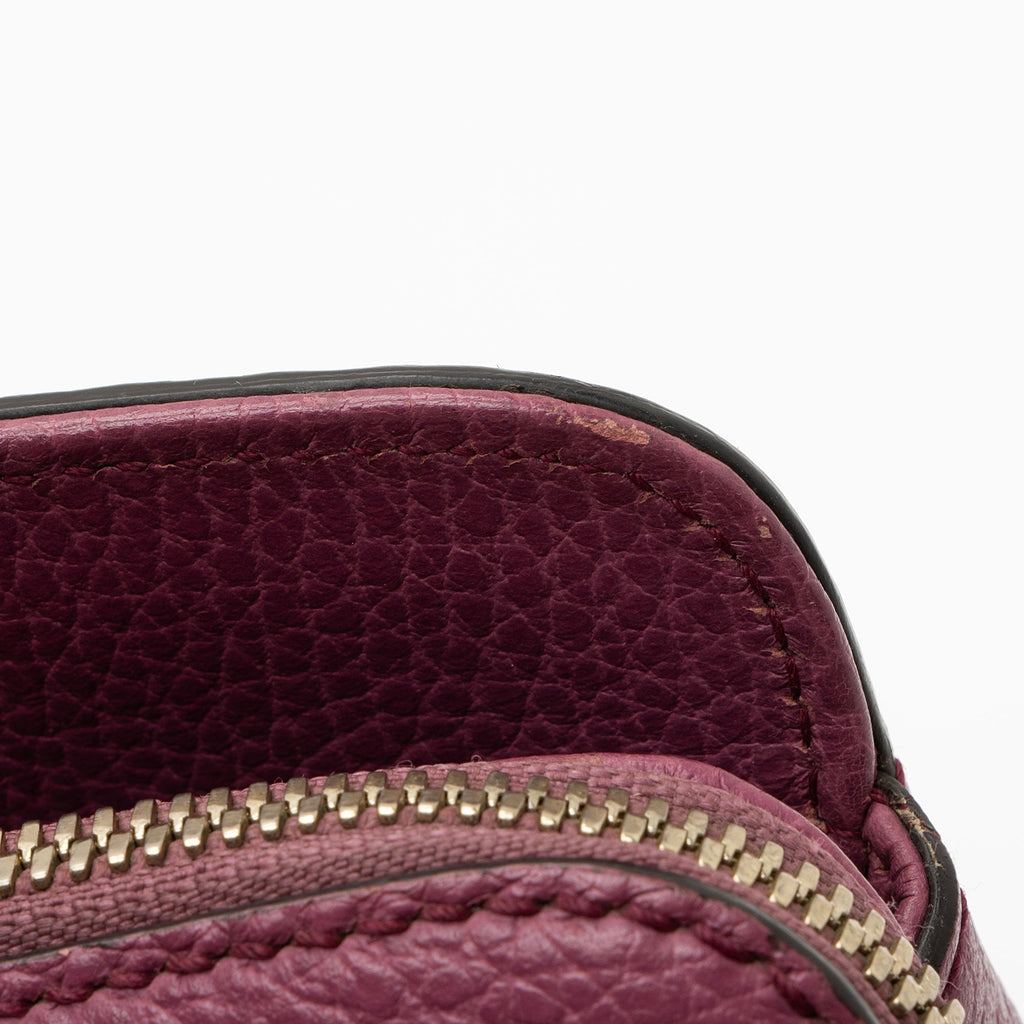 Gucci Leather Lady Dollar Satchel