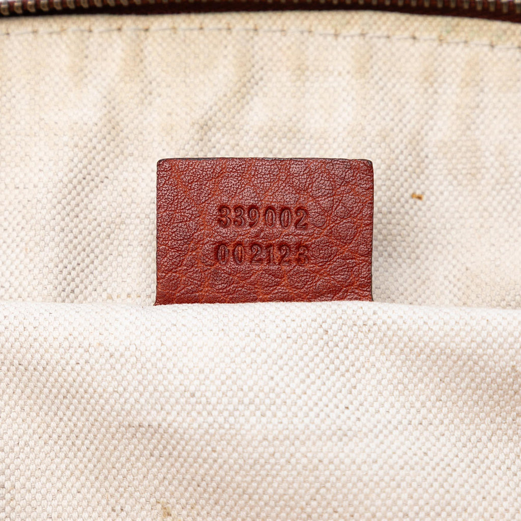 Gucci Leather Laidback Crafty Handbag