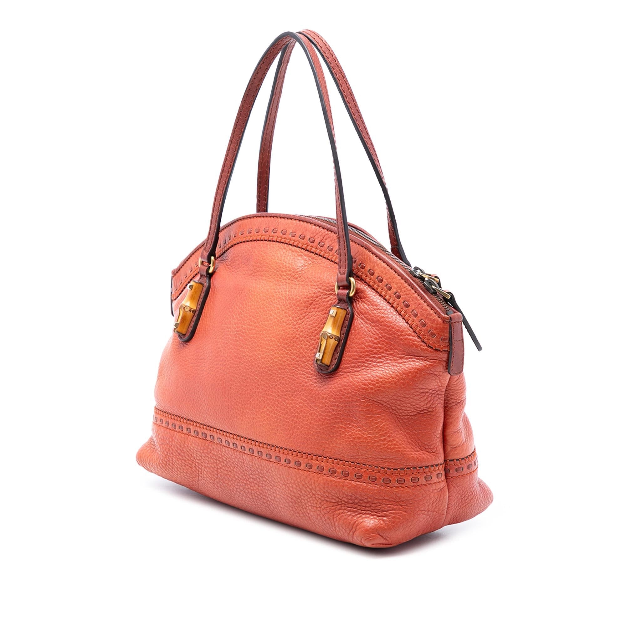 Gucci Leather Laidback Crafty Handbag