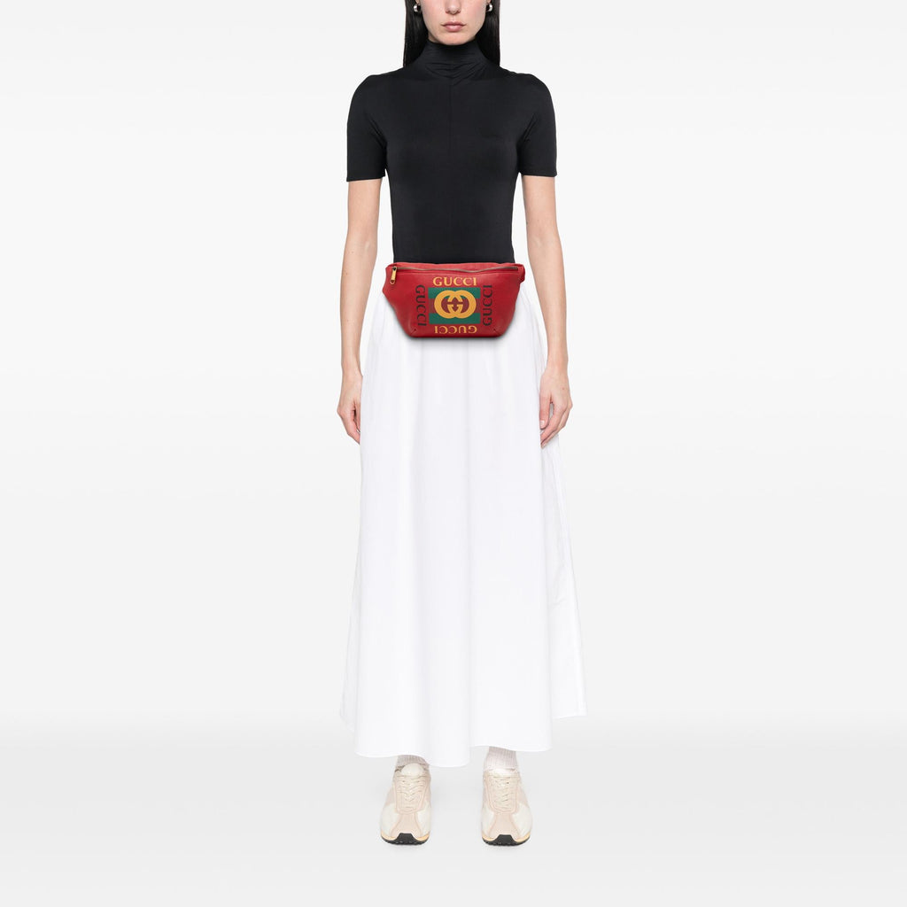 Gucci Leather Logo Belt Bag