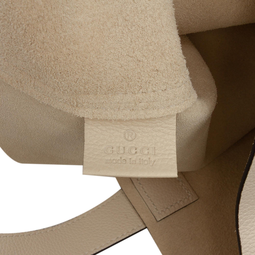Gucci Leather Logo Tote