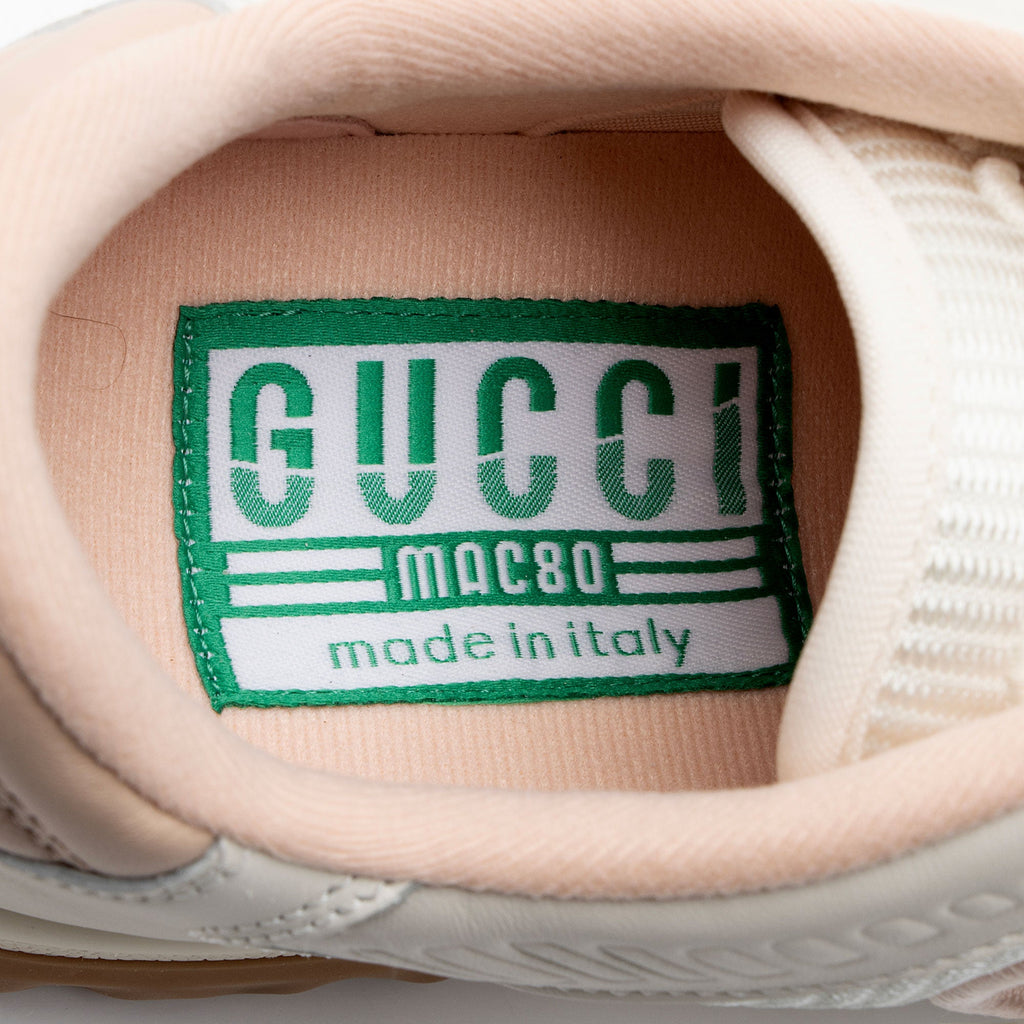 Gucci Leather Mac80 Sneakers - Size 6.5 / 36.5