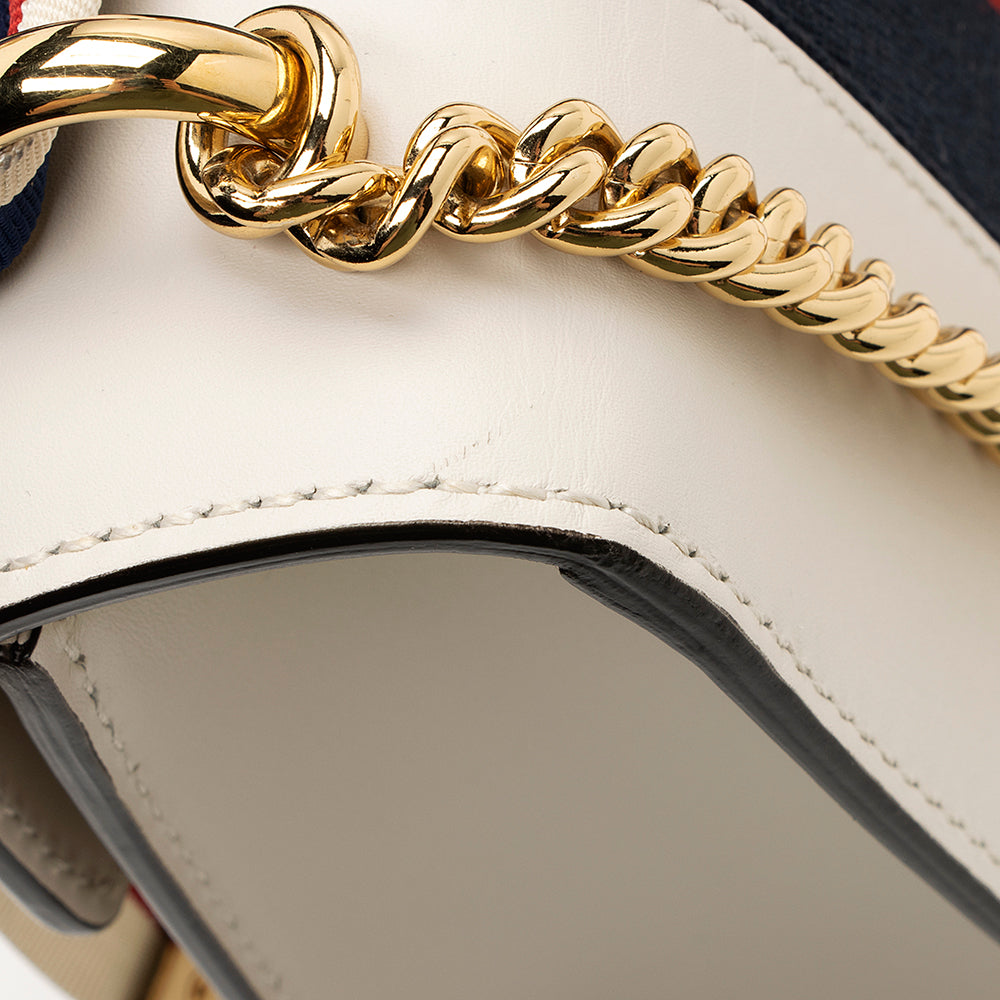 Gucci Leather Mini Sylvie Chain Bag (SHF-20274)