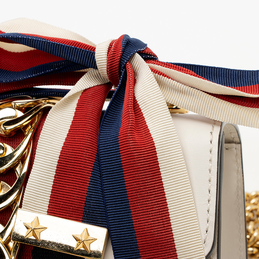Gucci Leather Mini Sylvie Chain Bag (SHF-20274)