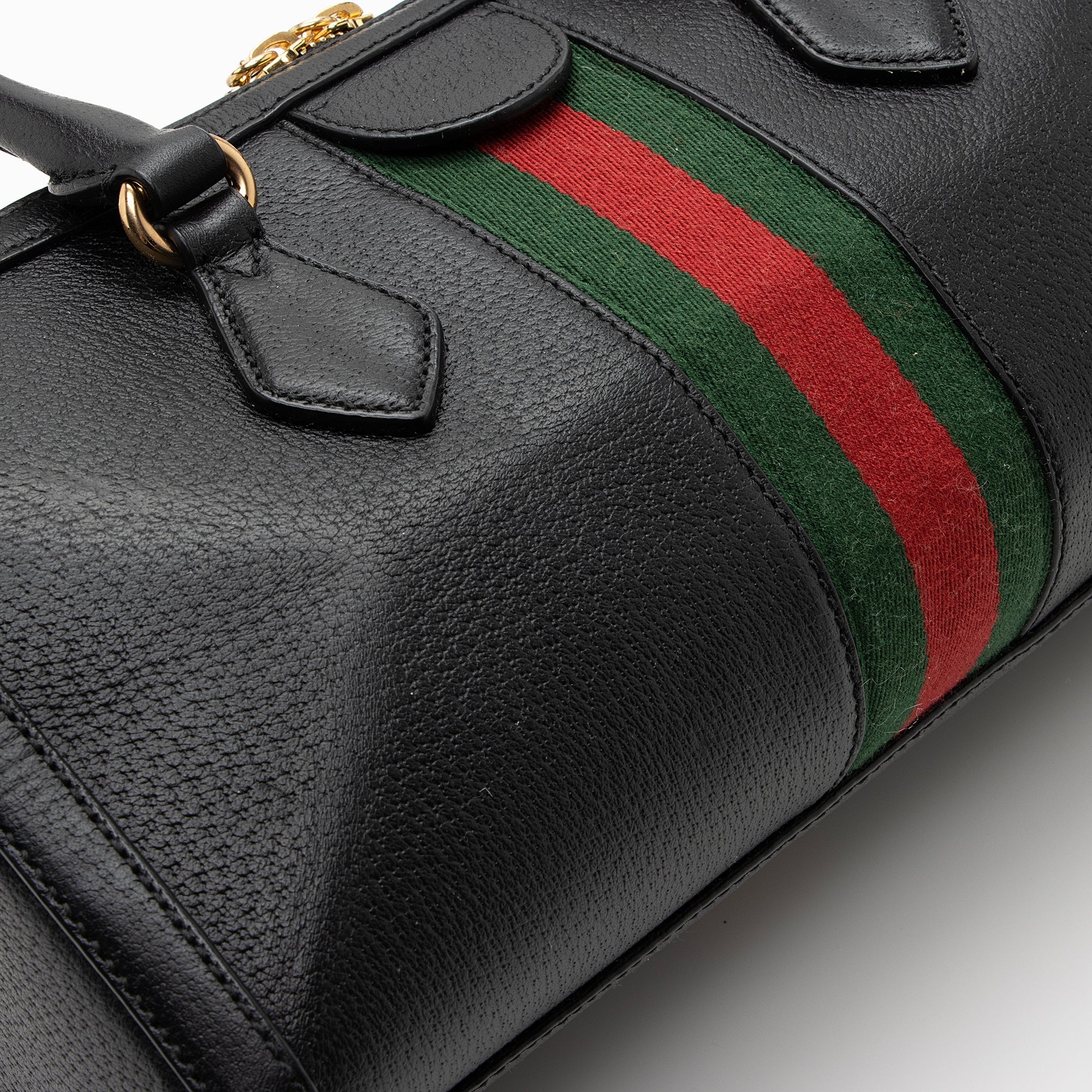 Gucci Leather Ophidia Medium Boston Bag (SHF-22477)