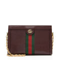 Gucci Leather Ophidia Medium Chain Shoulder Bag