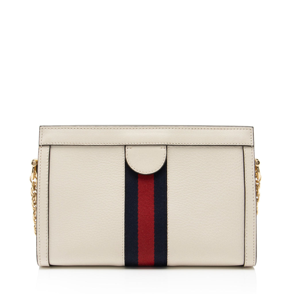 Gucci Leather Ophidia Medium Chain Shoulder Bag
