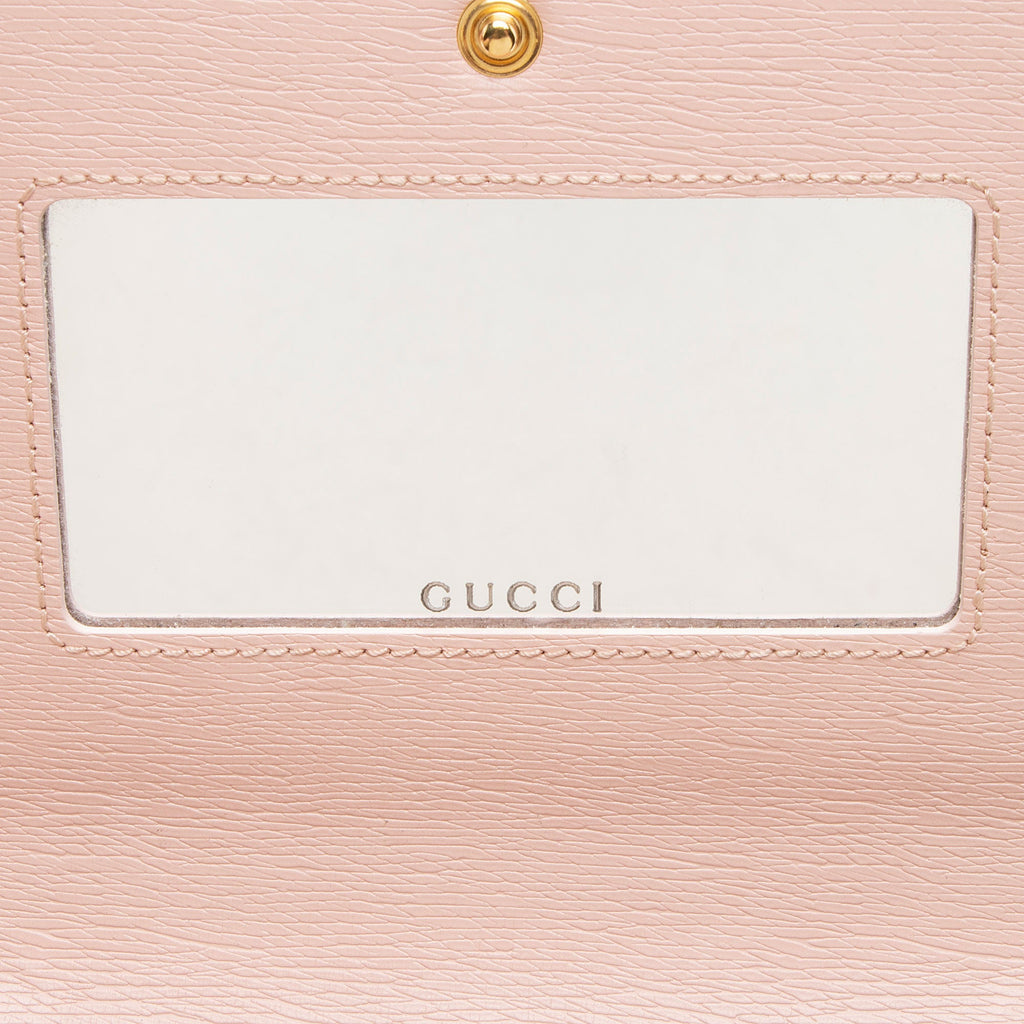 Gucci Leather Script Wallet on Chain