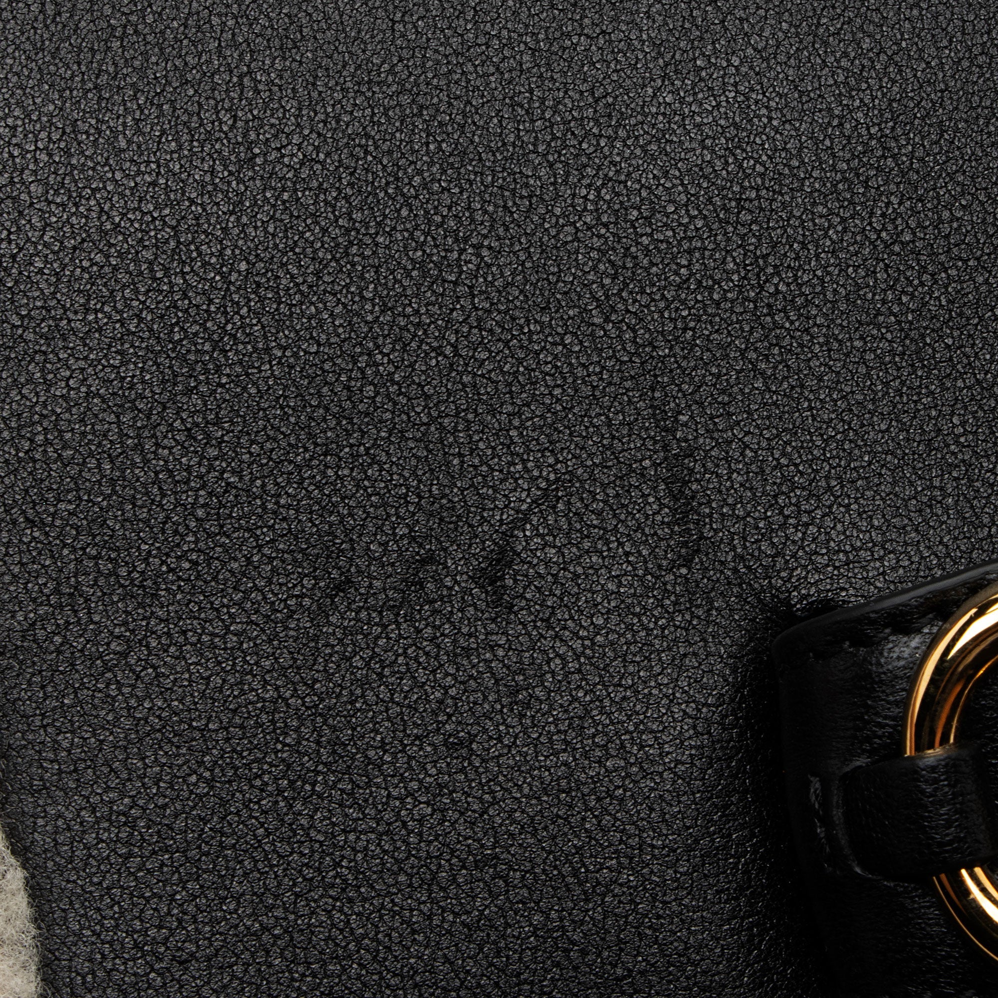 Gucci Leather Shearling Horsebit 1955 Small Bag