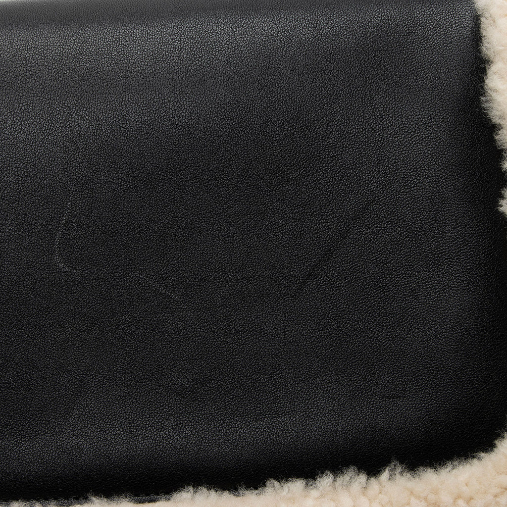 Gucci Leather Shearling Horsebit 1955 Small Bag