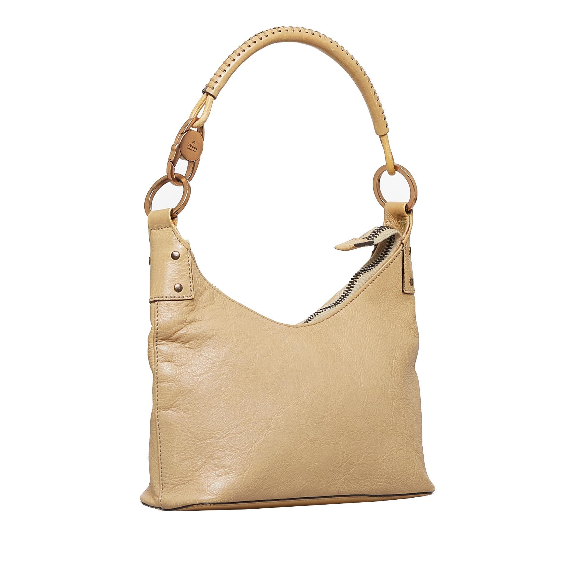 Gucci Leather Shoulder Bag (SHG-pf18Rk)