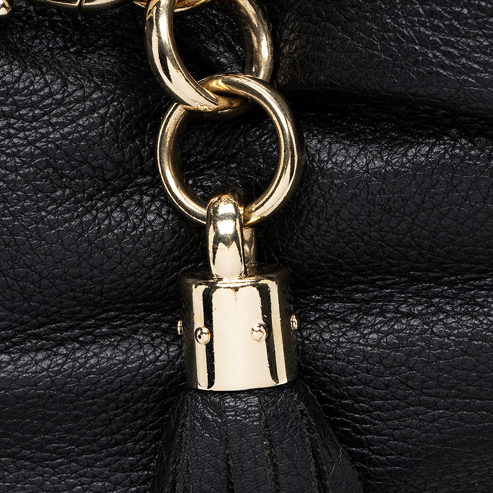 Gucci Leather Sienna Medium Hobo (SHF-17476)