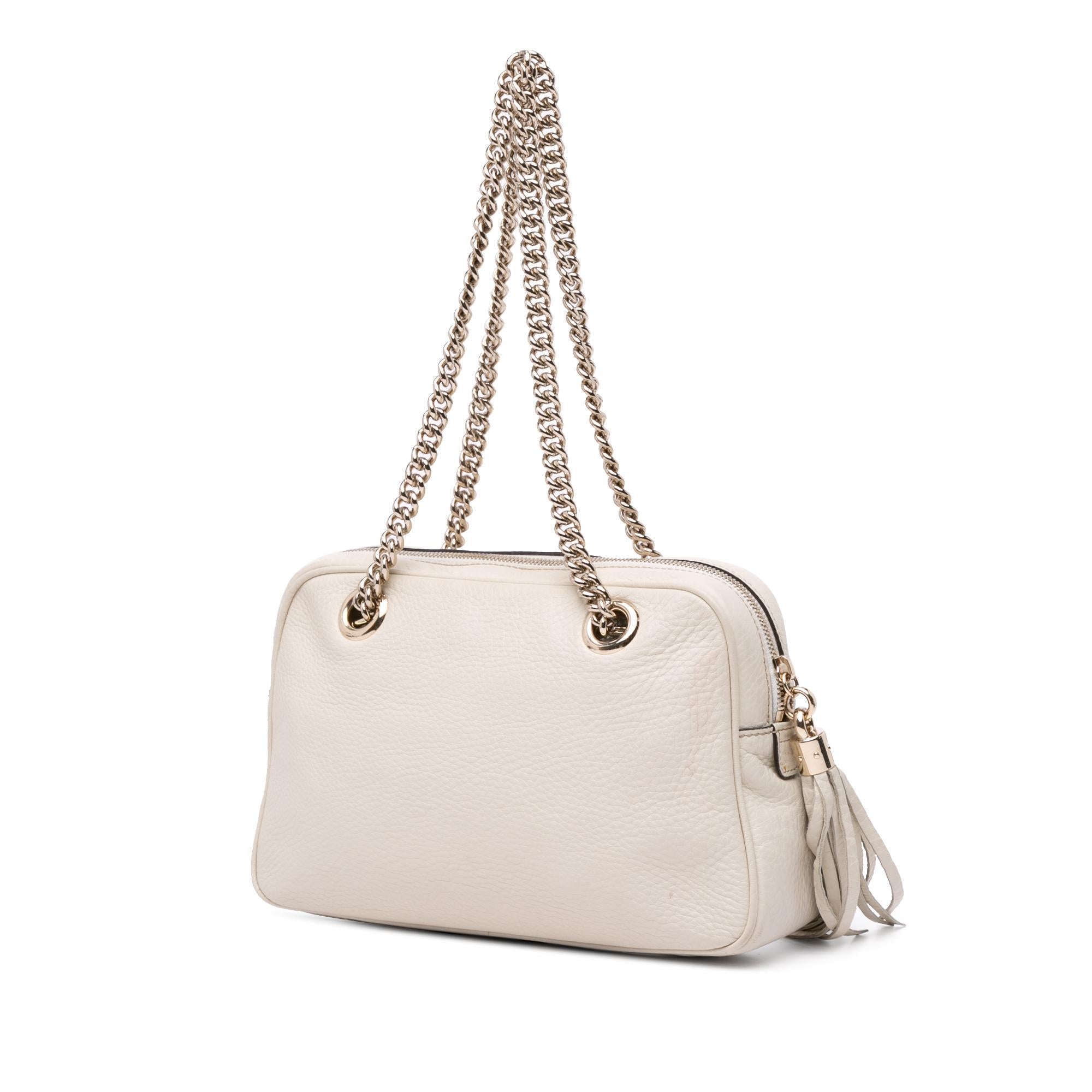 Gucci Leather Soho Chain Zip Shoulder Bag