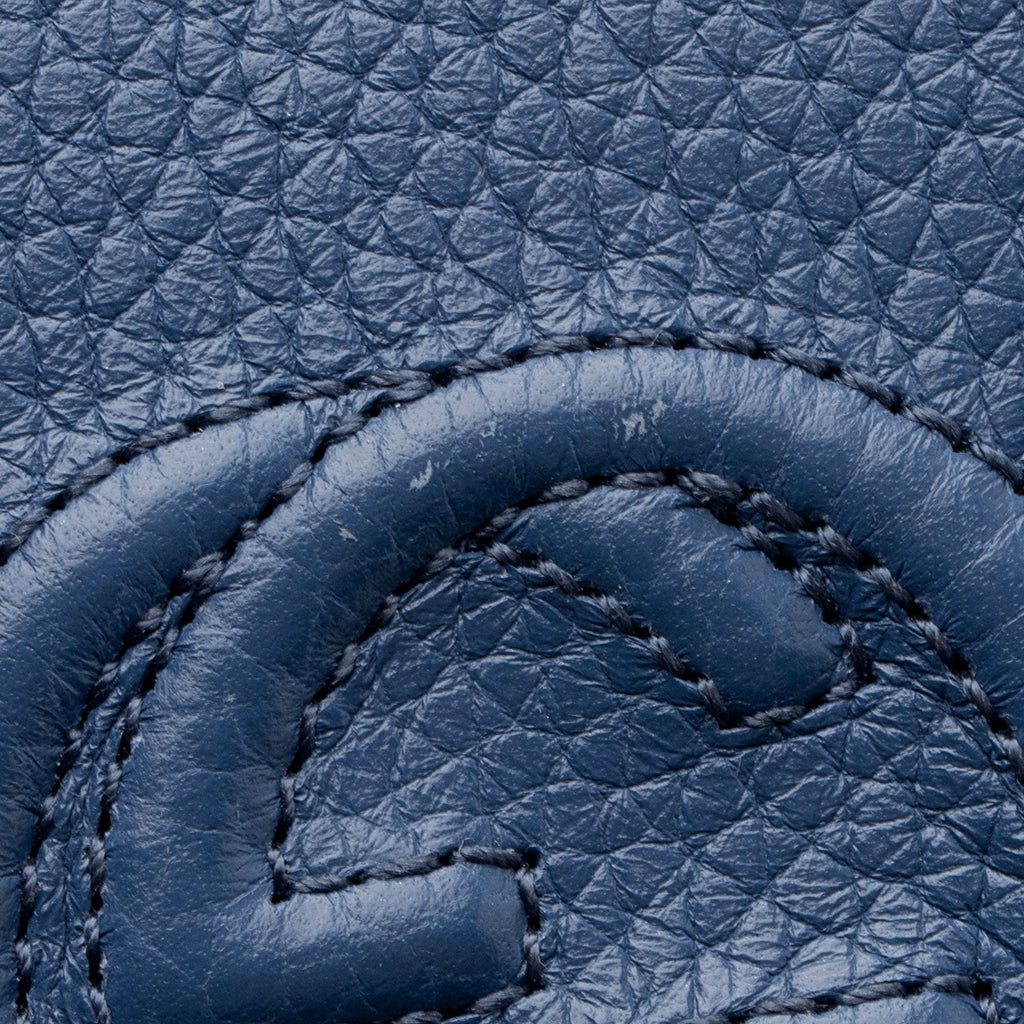 Gucci Leather Soho Compact Zip Around Wallet