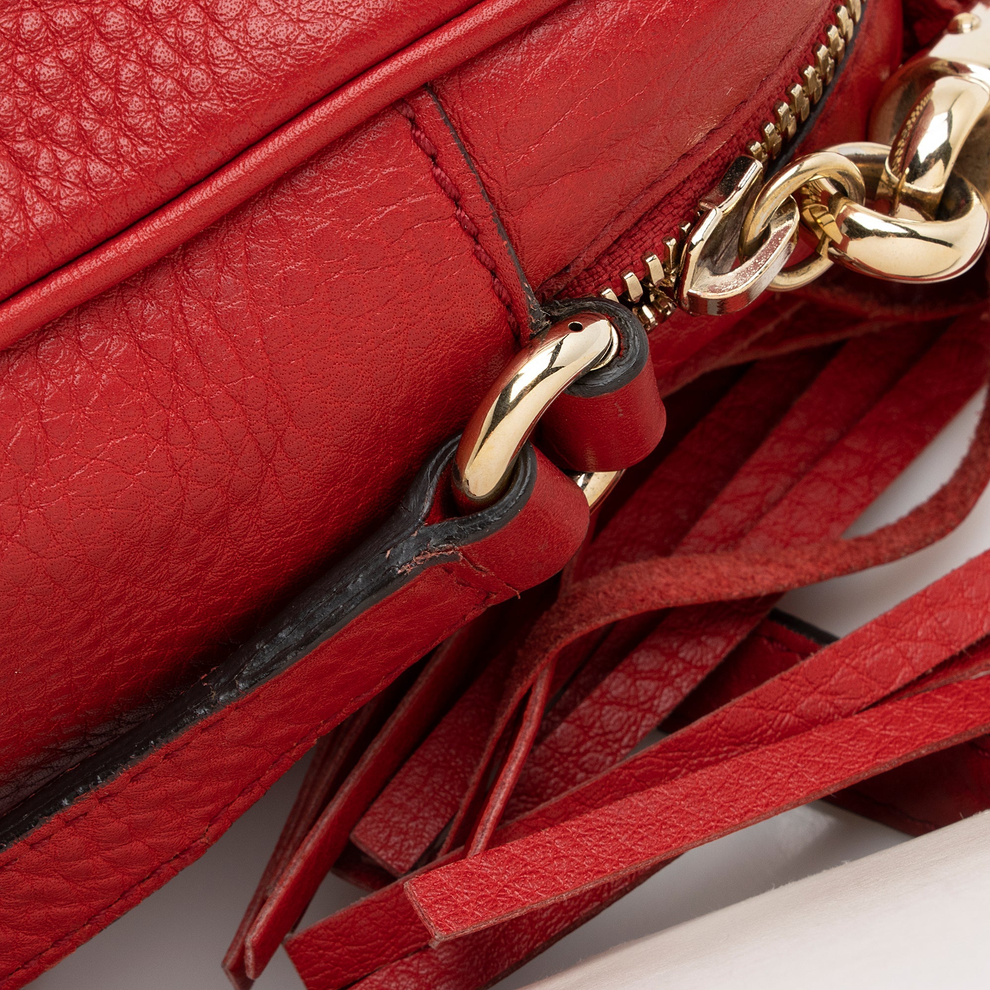 Gucci Leather Soho Disco Bag (SHF-22381)