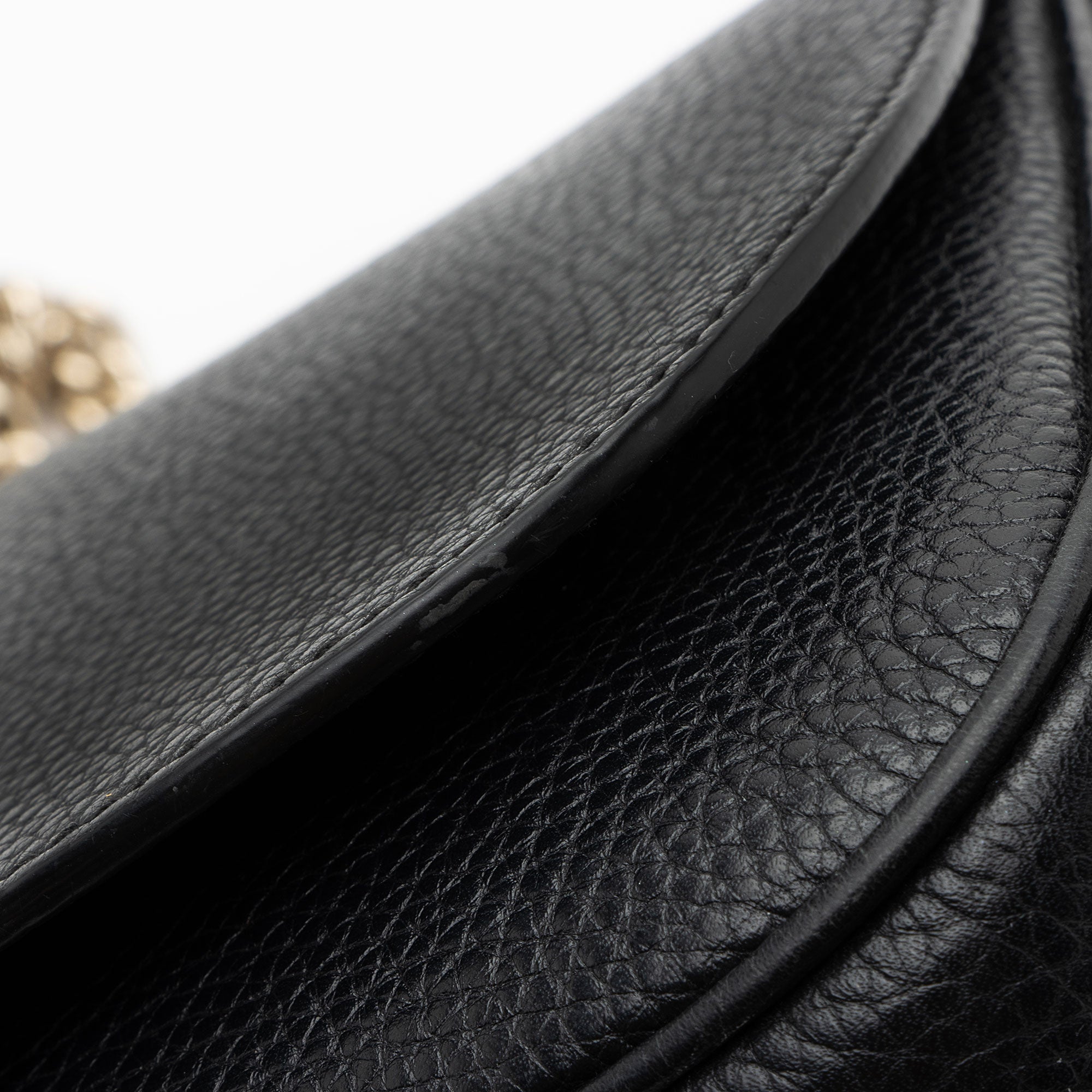 Gucci Leather Soho Medium Flap Bag