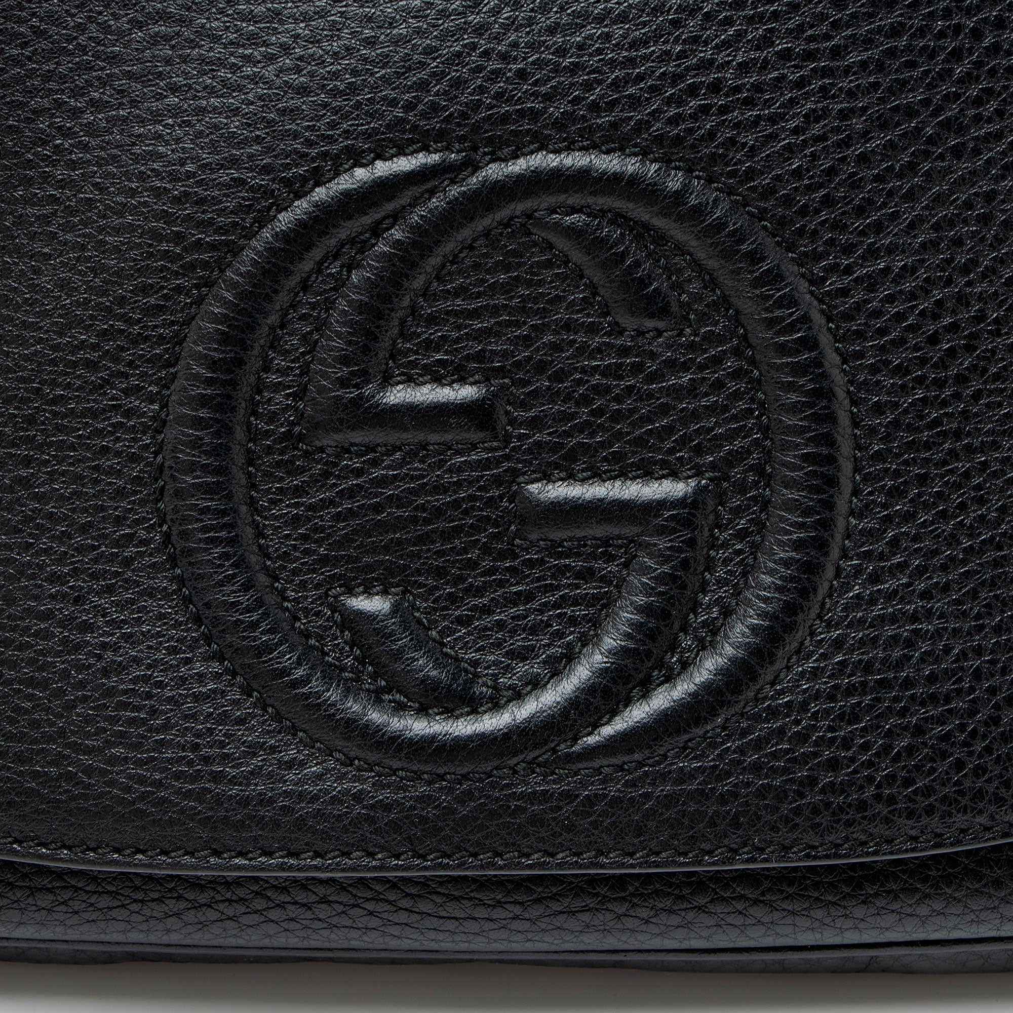 Gucci Leather Soho Medium Flap Bag