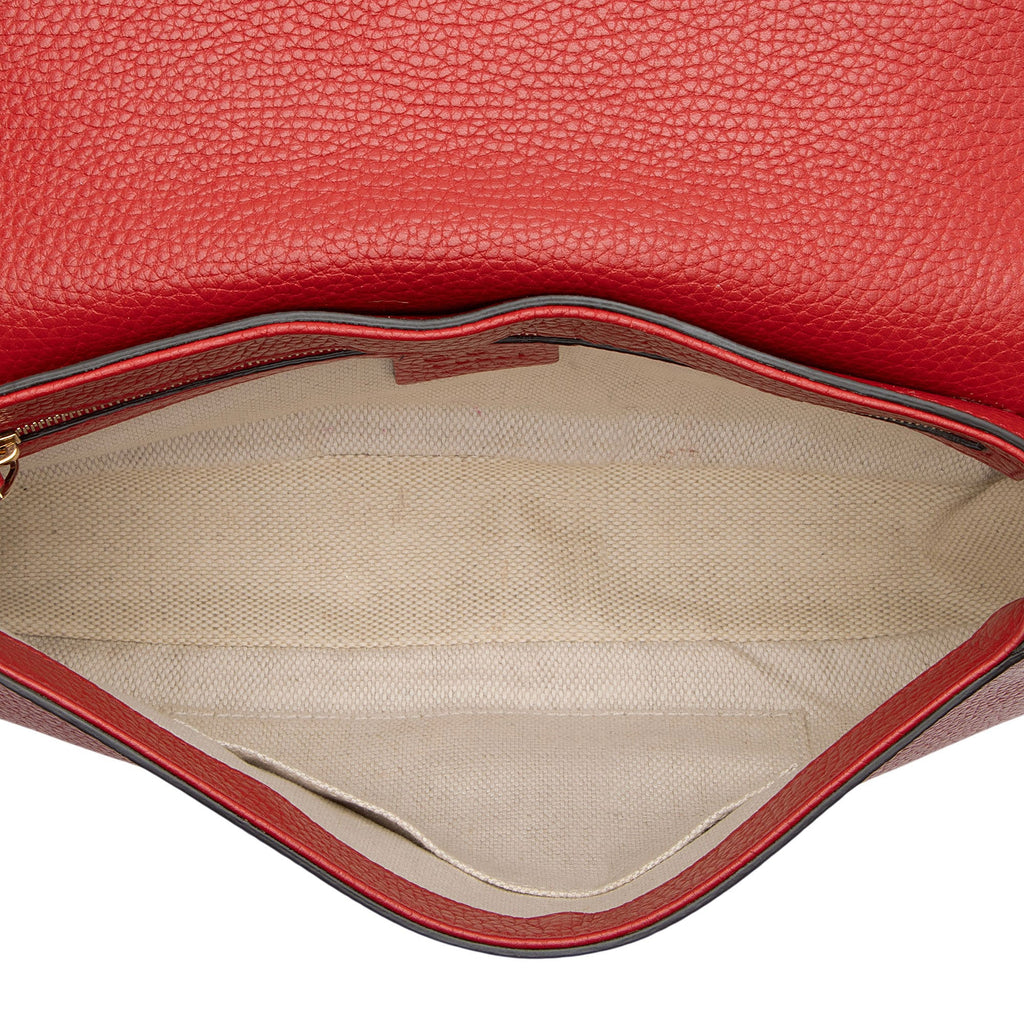 Gucci Leather Soho Medium Flap Bag